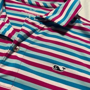 Vineyard Vines Multicolor Striped Golf or Tennis Polo